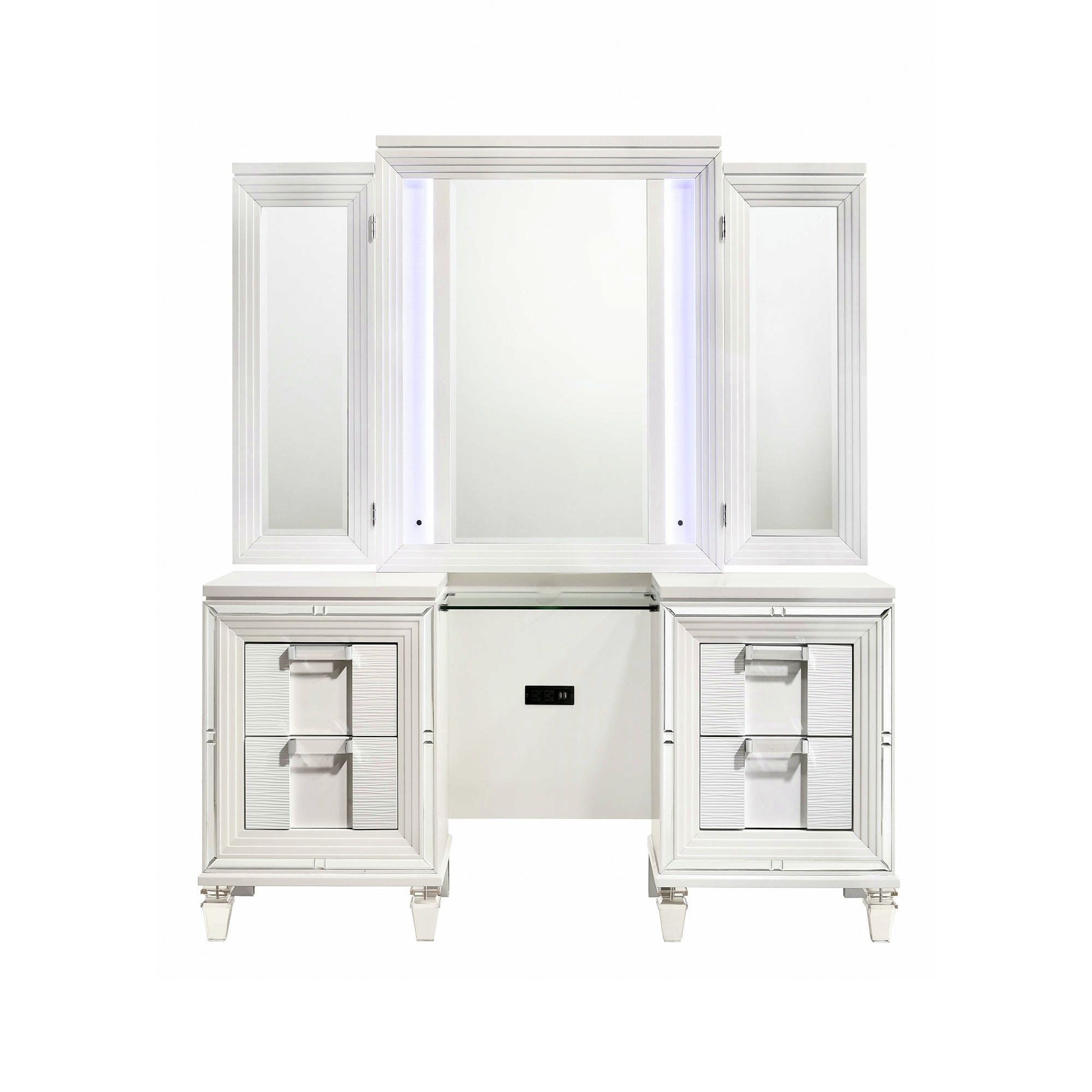 Elements International Bedroom Twenty Nine Vanity White - Elements